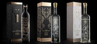 Royal Dragon Vodka With 23 Carat Gold Flakes Vodka Expensive Vodka Bottle Label Design
