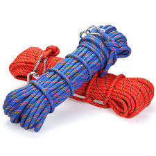 Professional 10m Outdoor Rock Climbing Rope Hiking Accessories 10mm Diameter 3 Kn High Strength Cord Safety Ropes Camping Gear Climbing Harness Size
