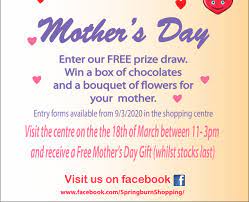 It is commemorated on different days according to each country. Mother S Day 2020 Competition Springburn Shopping