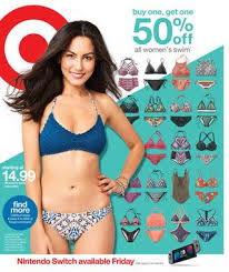 Overlapping And Object Priority Is Prevalent In This Ad The Stacking Is Very Nice Since It Leads The Eye Around School Advertising Weekly Ads Womens Swimwear