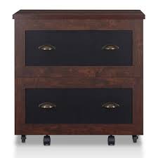 Modern file cabinets for home & office. Garon Rustic 2 Drawer Filing Cabinet Walnut Mibasics Target