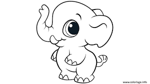Voir plus d'idées sur le thème dessins mignons, dessin, illustration animale. Coloriage Elephant Cute Mignon Animaux Dessin Animaux Mignon A Imprimer