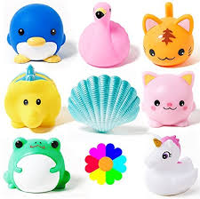 Happy bath time for babywhen you put the light up bath toys in the water, the lovely dolphin bath toys can automatically sense the spray of water and the flashing colorful lights, which will naturally. Bath Toys For Toddlers Baby 8 Pack Light Up Toys Bathtub Toy Flashing Colourful Led Light Shower Bathtime For Kids Toddler Child Infants Preschool Bathroom Bathtub Shower Swimming Pool Party Games