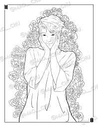 Download K Pop Bts Logo Coloring Pages Ssazliza