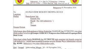 1 (satu) lembar bandar lampung, 06 desember 2011 perihal : Surat Izin Orang Tua Untuk Kuliah Contoh Seputar Surat