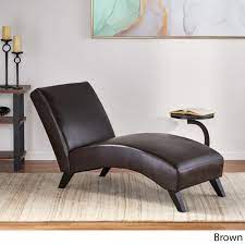 Check spelling or type a new query. Finlay Leather Chaise Lounge By Christopher Knight Home On Sale Overstock 9310617
