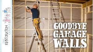 The separate stud walls are to be built with air gap/insulation/soundbloc plasterboard etc to make a room within a room. Garage Conversion Stud Walls Youtube