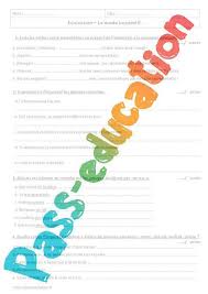 Future, participle, present, indicative, subjunctive. Imperatif Present 5eme Controle Avec Le Corrige Par Pass Education Fr Jenseigne Fr