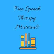Great app for speech therapy i am an slp. Free Speech Therapy Materials Speech And Language Kids