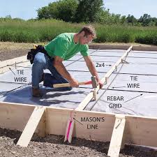 Diy how to article step by step, includes illustrations, resources, supply list it's easy to pour and build a backyard patio made of concrete in this how to article. Concrete Forms And Pouring A Concrete Slab Diy Family Handyman