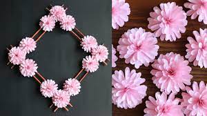 Maybe you would like to learn more about one of these? Paper Flower Wall Hanging Easy Wall Decoration Ideas Paper Craft Diy Wall Decor Ihome News