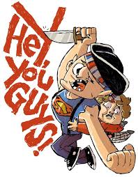 Fun Cartoon Sketches Inspired By Classic Geek Movies Geek Movies Goonies Poster Goonies Art