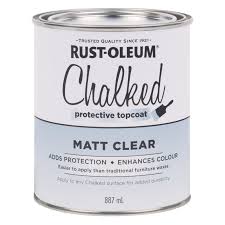 Tried it on many different pieces with success. Rust Oleum 887ml Matt Clear Chalked Protective Topcoat Bunnings Australia