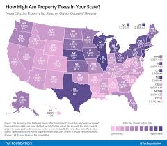How High Are Property Taxes In Your State This Map Has The