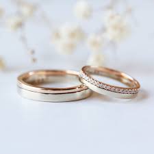 two tone solid gold wedding band his and hers engagement matching band couple ring simple promise rings diamond promise ring diamond wedding in 2021 couple wedding rings wedding rings sets his