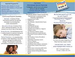 Core principles & parenting strategies. John Mcgivney Children S Centre News Positive Parenting Program Fall 2019 Registration