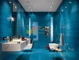 Banyo Icin Renkli Fayans Modelleri 2016 Kolay Dekor 13 Banyo Icin Fayans Modelleri Blue Bathroom Decor Bathroom Tile Designs Modern Bathroom Design
