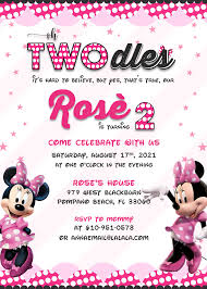 You can save money to plan a baby shower is important, and you can make your own invitations minnie mouse in a craft project that is fun and inexpensive. Minnie Mouse Invitation Templates Editable Docx File Download Hundreds Free Printable Birthday Invitation Templates