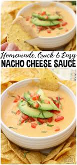 Easy Nacho Cheese Sauce Recipe With Only 4 Ingredients And Is Made In Minutes Smooth Creamy With Great Nacho Nacho Cheese Sauce Easy Nachos Easy Nacho Cheese