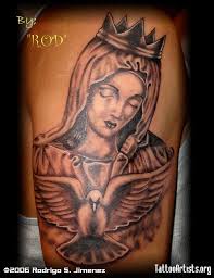 They can be worn by both men and women. Virgin Mary Tattoo Designs