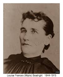 Louisa Frances “Fannie” Wylie Boatright (1844-1915)