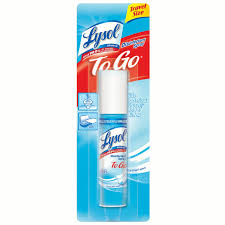 Lysol To Go Disinfectant Spray Crisp Linen 1oz Walmart Inventory Checker Brickseek