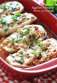Stuffed Eggplant Parmesan Recipe Recipes Eggplant Parmesan Baked Baked Eggplant