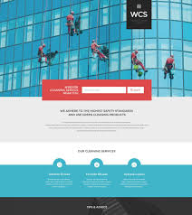 Live Demo For Window Cleaning Responsive Landing Page Template 54617
