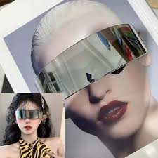 Lunette Rave Lunettes Futuristes Noires