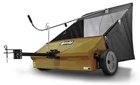 My yard is approximately 5,500 sf and the brinly took less that half the time to apply my products (pgf complete & humichar by the andersons). Best Lawn Sweepers Available Today Reviewed For You