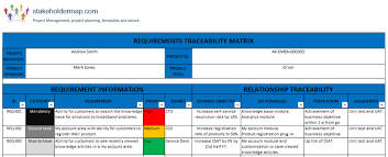 This helps in making a quick analysis of the percentage of tasks completed or pending etc. Requirements Traceability Matrix Excel Template Free Download