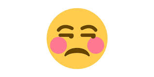 This emoji doesn't show true anger or sadness, but rather a subtly negative emotion. Emoji Mashup Bot On Twitter Unamused Kissing Blushing