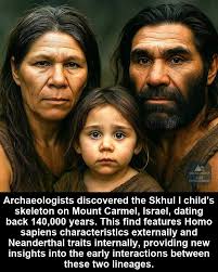 Neanderthal and modern human traits in Levantine Middle Pleistocene teeth.  There are of similar age (about 160KY) and morphology to Jebel Irhoud.