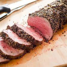 Remove the pan from the oven and let the meat rest for 5 minutes before slicing. Pepper Crusted Beef Tenderloin Roast The Cook S Illustrated Meat Book