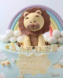 獅子座的朋友生日快樂哦 by phoenix sweets hong kong food factory licence no 2963804620 shop s103 pmq central hk cake birthday cake birthday