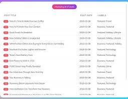 How To Add Sitemap Page On Blogger 2020 In 2020 Make Your Own Coffee Blogger Website Post Date