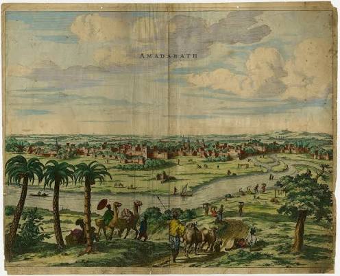 Antique Print-AHMEDABAD-INDIA-CAMELS-ASIA-Baldaeus-Waesbergen-1672: (1672) Art&nbsp;/&nbsp;Print&nbsp;/&nbsp;Poster | ThePrintsCollector