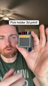 3d print pick holder shaped like a retro amplifier #tiktokshopholidayh...