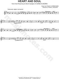 In order to continue download or access full sheet music of heart and soul duet you need to signup. Heart And Soul From A Song Is Born Sheet Music Violin Solo In G Major Download Print Sku Mn0100156