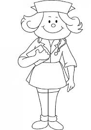 Nurse Printable Coloring Pages Colorir Desenhos Pregai