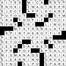 La Times Crossword 15 Feb 20 Saturday Laxcrossword Com