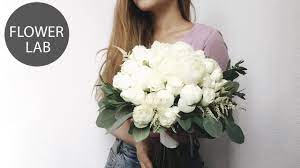This diy wedding bouquet is easy, looks real and will. How To Make Classic Round White Bouquet Diy Wedding Bouquet Youtube