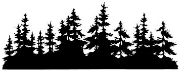 Country Life Tim Holtz U5 2671 Small Tree Line Png 800 318 Tree Silhouette Tattoo Forest Silhouette Silhouette Painting