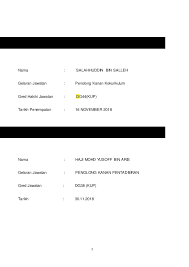 Senior assistant teacher of student affairs. Kandungan Myportfolio Pk Ko 1