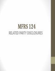 Amendments to ias 24 related party disclosures guide produced by kpmg in 2009 outlining the latest amendment to the. Mfrs 124 Related Party Disclosures Ppt Mfrs 124 Related Party Disclosures U2022 Understand Definition Of Related Party U2022 Explain The Implications Of Course Hero