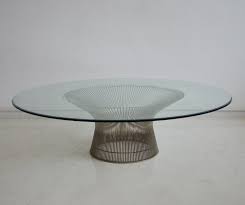 Check spelling or type a new query. Warren Platner For Knoll International Wire Round Glass Coffee Table 81399