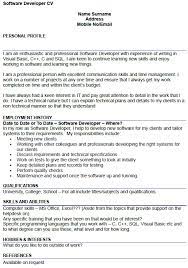 Home of the uk's #1 cv builder. Software Developer Cv Example Cover Letters And Cv Examples