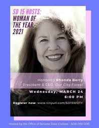 Senate District 15's Woman of the Year/COVID-19 Rent Relief