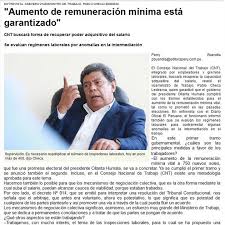 Pablo Checa Ledesma declara sobre aumento de sueldo