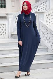 2017 Tesettur Penye Elbise Modelleri Elbise Modelleri Moda Elbise